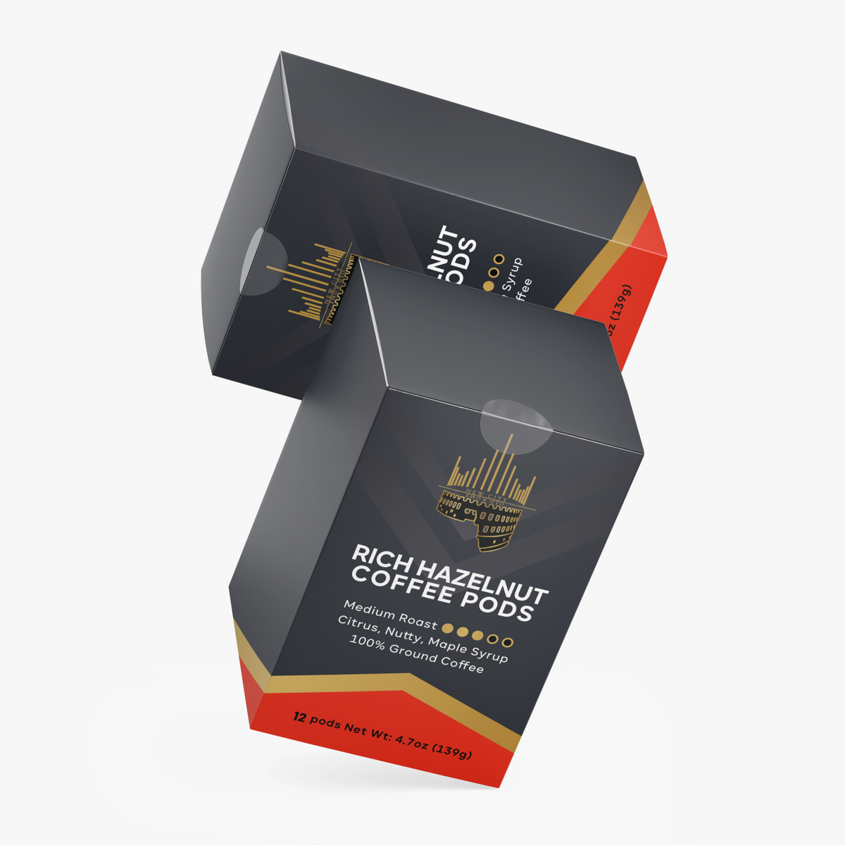 Rich Hazelnut Coffee Pods (Medium Roast)