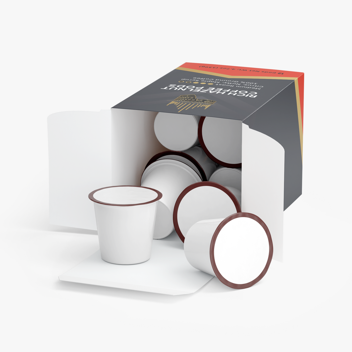 Rich Hazelnut Coffee Pods (Medium Roast)
