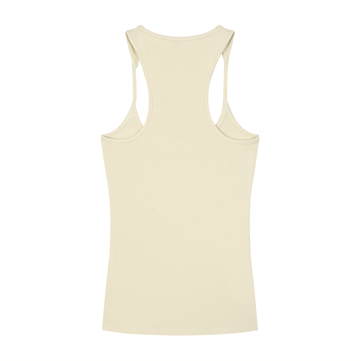 Slim Fit Ribbed Racerback Tank Top