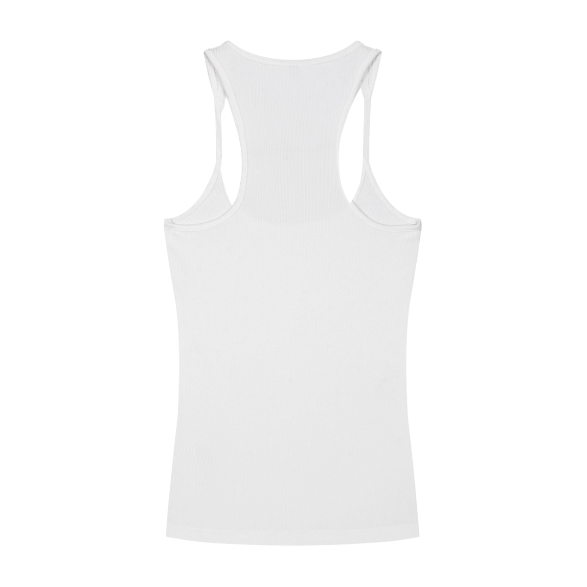 Slim Fit Ribbed Racerback Tank Top