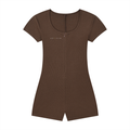 Women's Dual-Function Cape Tie-Waist Romper